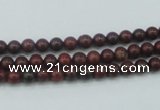 CBD10 15.5 inches 4mm round brecciated jasper gemstone beads
