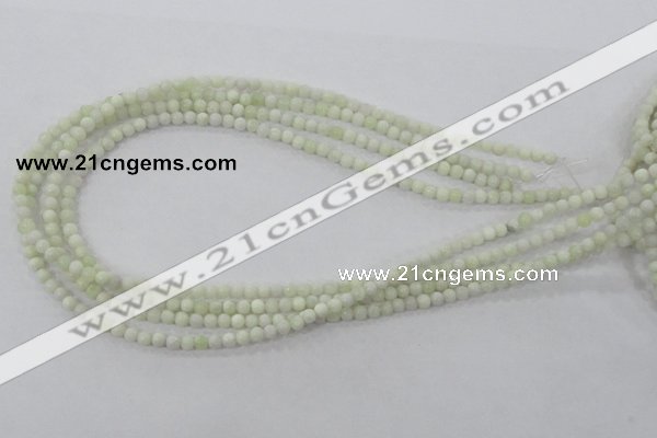 CBJ201 15.5 inches 4mm round butter jade beads wholesale