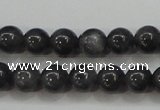 CBJ502 15.5 inches 6mm round black jade beads wholesale