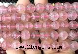 CBQ783 15 inches 10mm round strawberry quartz beads wholesale