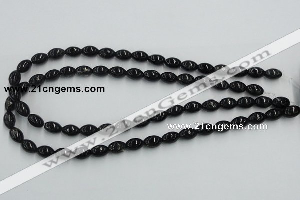 CBT05 16 inches 8*12mm rice natural biotite beads wholesale