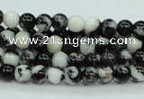 CBW101 15.5 inches 6mm round black & white jasper beads
