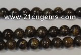 CBZ253 15.5 inches 4mm round bronzite gemstone beads wholesale