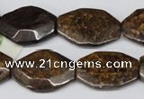CBZ441 15.5 inches 20*25mm octagonal bronzite gemstone beads