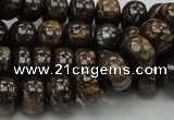 CBZ54 15.5 inches 7*10mm rondelle bronzite gemstone beads wholesale