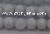 CCA402 15.5 inches 8mm round blue calcite beads wholesale