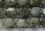 CCB1507 15 inches 7mm - 8mm faceted labradorite beads