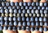 CCB461 15 inches 6mm round blue coral beads