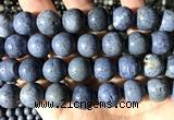 CCB463 15 inches 10mm round blue coral beads