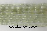 CCB817 15.5 inches 5*12mm rice New jade gemstone beads wholesale