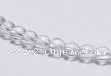 CCC01 15 inches 6mm round white crystal beads Wholesale