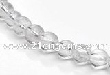 CCC35 15.5 inches 4mm round white crystal beads Wholesale