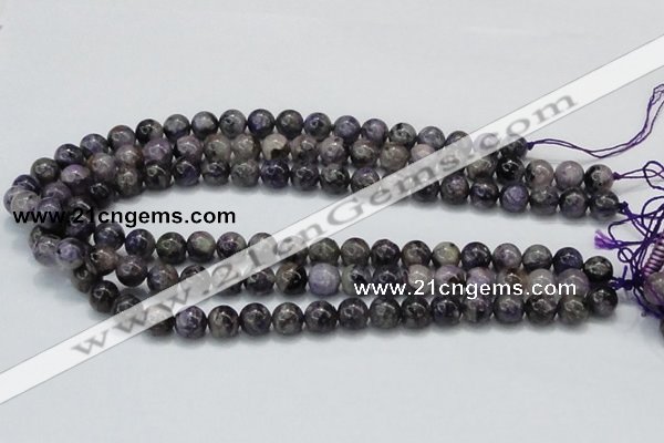 CCG21 15.5 inches 10mm round natural charoite gemstone beads