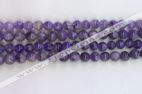 CCG301 15.5 inches 6mm round natural charoite gemstone beads