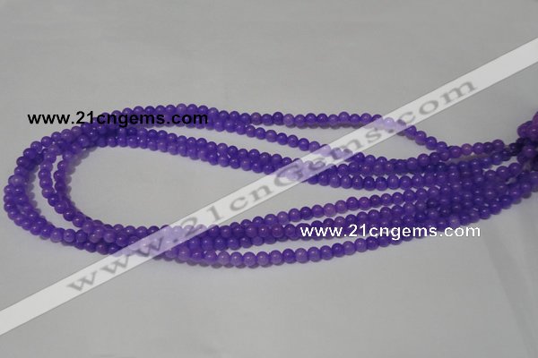 CCN09 15.5 inches 4mm round candy jade beads wholesale