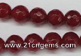 CCN1245 15.5 inches 12mm faceted round candy jade beads wholesale