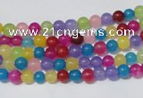 CCN18 15.5 inches 4mm round candy jade beads wholesale
