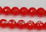 CCN1953 15 inches 10mm faceted round candy jade beads wholesale