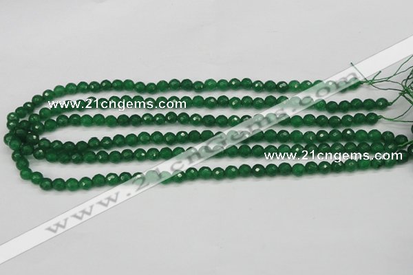 CCN1972 15 inches 8mm faceted round candy jade beads wholesale