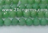 CCN2029 15 inches 4mm faceted round candy jade beads wholesale