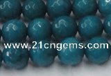 CCN2047 15 inches 12mm faceted round candy jade beads wholesale