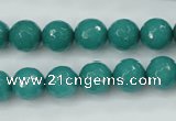 CCN2281 15.5 inches 10mm faceted round candy jade beads wholesale
