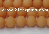 CCN2517 15.5 inches 8mm round matte candy jade beads wholesale
