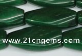 CCN2625 15.5 inches 15*30mm twisted rectangle candy jade beads