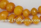 CCN2645 15.5 inches 5*8mm - 12*16mm faceted rondelle candy jade beads