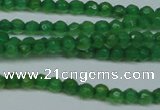CCN2819 15.5 inches 3mm tiny faceted round candy jade beads