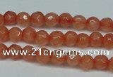 CCN2820 15.5 inches 4mm tiny faceted round candy jade beads