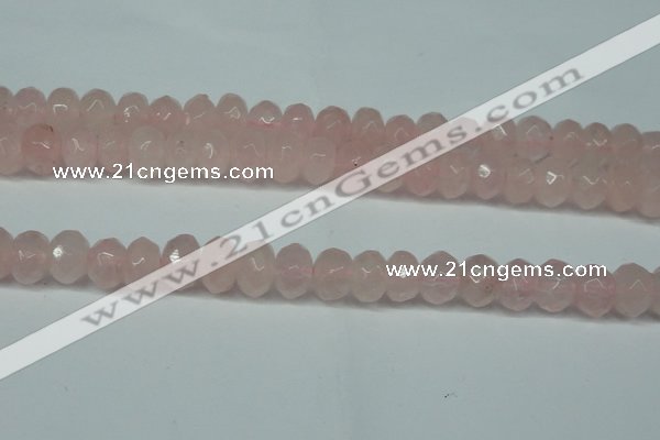 CCN2870 15.5 inches 5*8mm faceted rondelle candy jade beads