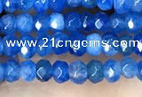 CCN5114 15 inches 3*4mm faceted rondelle candy jade beads