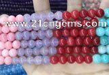 CCN5467 15 inches 8mm round candy jade beads Wholesale