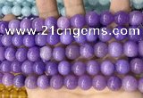 CCN5529 15 inches 8mm round candy jade beads Wholesale