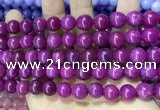 CCN5550 15 inches 8mm round candy jade beads Wholesale