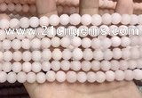 CCN5581 15 inches 8mm round matte candy jade beads Wholesale