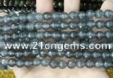 CCN5700 15 inches 8mm faceted round candy jade beads