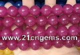CCN6184 15.5 inches 14mm round candy jade beads Wholesale