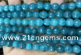 CCN6301 15.5 inches 8mm faceted round candy jade beads Wholesale