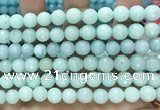CCN6323 15.5 inches 8mm faceted round candy jade beads Wholesale
