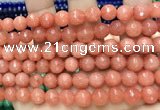 CCN6332 15.5 inches 8mm faceted round candy jade beads Wholesale