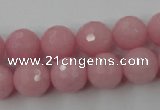 CCN752 15.5 inches 4mm faceted round candy jade beads wholesale