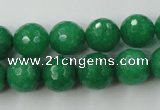 CCN763 15.5 inches 4mm faceted round candy jade beads wholesale