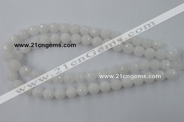 CCN785 15.5 inches 8mm faceted round candy jade beads wholesale
