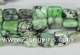 CCO40 15.5 inches 10*10mm square natural chrysotine beads