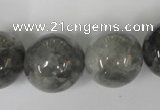 CCQ307 15.5 inches 18mm round cloudy quartz beads wholesale