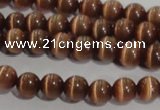 CCT1217 15 inches 4mm round cats eye beads wholesale
