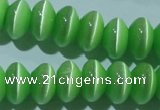 CCT289 15 inches 5*8mm rondelle cats eye beads wholesale