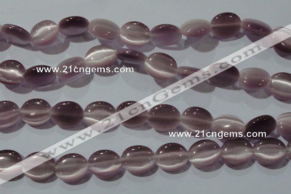 CCT693 15 inches 10*12mm oval cats eye beads wholesale